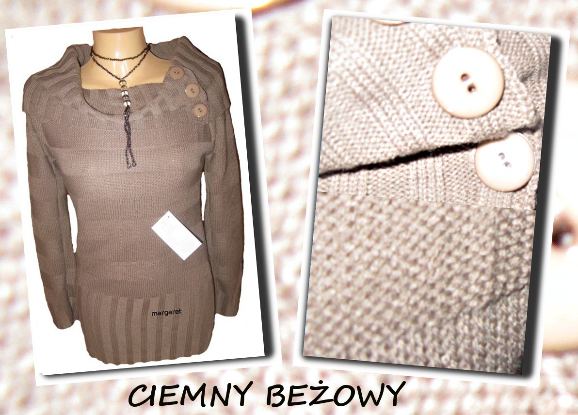 Sweter beżowy