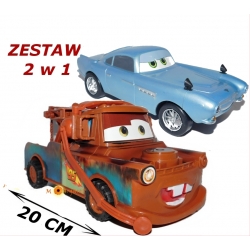 AUTO CARS ZŁOMEK + AGENT 17 CM Z NAPĘDEM