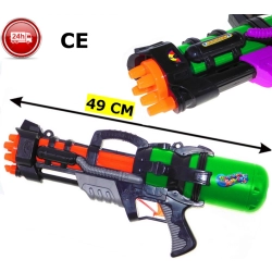DUŻY PISTOLET NA WODĘ 49 CM Z MAGAZYNKIEM PISTOLET WODNY DLA DZIECI 0772