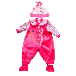 UBRANKO STRÓJ DLA LALKI BOBASA UBRANKA DLA LALEK RÓŻOWY 35 CM 345