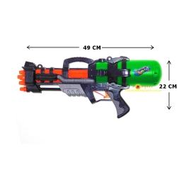 DUŻY PISTOLET NA WODĘ 49 CM Z MAGAZYNKIEM 0772