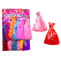 KOMPLET UBRANEK DLA LALKI BARBIE UBRANKA SUKIENKI DLA BARBIE ZESTAW