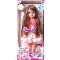 LALKA NATALIA 47 CM NAUCZYCIELKA JĘZYKA ANGIELSKIEGO DO NAUKI ANGIELSKIEGO