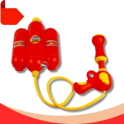 ZESTAW STRAŻACKI GAŚNICA STRAŻACKA  PLECAKOWA PSIKAWKA NA WODĘ STRAŻAK SAM