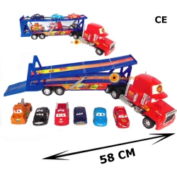 TIR MANIEK LAWETA DUŻY 58 CM + 6 AUT CARS  427