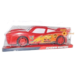 DUŻE AUTO CARS ZYGZAK MCQUEEN CZERWONE 45 CM Z NAPĘDEM