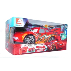 AUTO CARS ZYGZAK MCQUEEN CZERWONE 25 CM STEROWANE RC