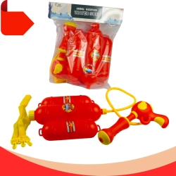 ZESTAW STRAŻACKI GAŚNICA STRAŻACKA  PLECAKOWA PSIKAWKA NA WODĘ STRAŻAK SAM