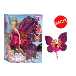 Lalka Barbie Mariposa wróżka księżniczka Y6372