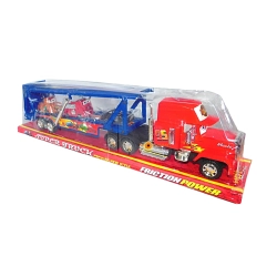 TIR MANIEK LAWETA DUŻY TRUCK 58 CM + 3 AUTA CARS 118