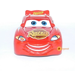 DUŻE AUTO CARS ZYGZAK MCQUEEN CZERWONE 45 CM Z NAPĘDEM
