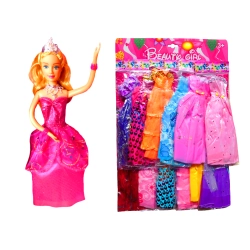 KOMPLET UBRANEK DLA LALKI BARBIE UBRANKA SUKIENKI DLA BARBIE ZESTAW