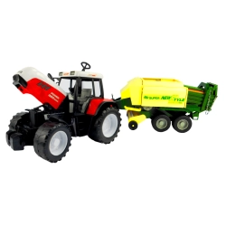 Traktor z prasą i ruchomymi elementami dla dzieci