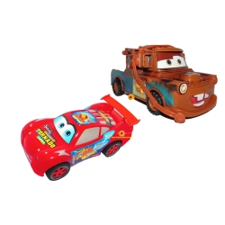 ZESTAW  AUTA Z BAJKI CARS ZYGZAK MCQUEEN 15CM ZŁOMEK NAPĘD DŹWIĘK ŚWIATŁO