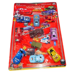 TIR MANIEK KONTENER + ZESTAW AUT CARS RESORAKÓW 10 SZT + AUTO CARS