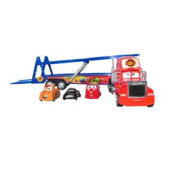 TIR MANIEK LAWETA DUŻY TRUCK 58 CM + 3 AUTA CARS 118