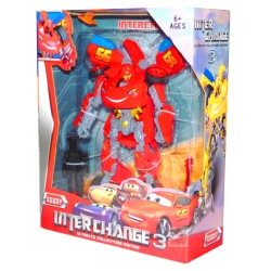 2 w 1  AUTO CARS ZYGZAK MCQUEEN Z BAJKI SAMOCHÓD ROBOT TRANSFORMERS