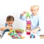 Dzieci bawią się elastycznymi pastelowymi klockami z serii Marioinex