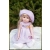 LALKA FUNKCYJNA 45CM AMERICAN DOLL MÓWI ŚPIEWA SUKIENKA FIOLETOWA