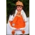 Lalka funkcyjna 60 cm we fioletowej sukience z opaską