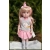 LALKA FUNKCYJNA 45 CM AMERICAN DOLL MÓWI ŚPIEWA SPÓDNICZKA RÓŻOWA