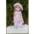 LALKA FUNKCYJNA 45CM AMERICAN DOLL MÓWI ŚPIEWA SUKIENKA FIOLETOWA