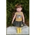 LALKA FUNKCYJNA 45 CM AMERICAN DOLL MÓWI ŚPIEWA SPÓDNICZKA SIWA