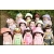 LALKA FUNKCYJNA 45 CM AMERICAN DOLL MÓWI ŚPIEWA SUKIENKA W RÓŻOWE GROCHY