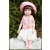 LALKA FUNKCYJNA 45 CM AMERICAN DOLL MÓWI ŚPIEWA BLUZKA RÓŻOWA Z OZDOBAMI