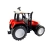 Czerwony traktor z kierownica do kierowania dla dzieci