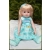 LALKA FUNKCYJNA 45 CM AMERICANN DOLL MÓWI ŚPIEWA SUKIENKA BŁĘKITNA