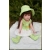 LALKA FUNKCYJNA 45 CM AMERICAN DOLL MÓWI ŚPIEWA BLUZKA ZIELONA
