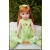 LALKA FUNKCYJNA 45 CM AMERICAN DOLL MÓWI ŚPIEWA RUDA SUKIENKA LIMONKA